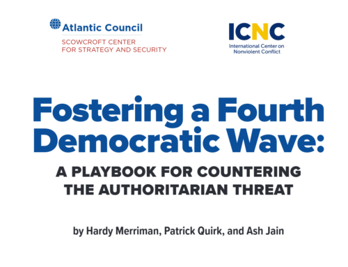 Fostering a Fourth Democratic Wave: A PLAYBOOK FOR COUNTERING THE AUTHORITARIAN THREAT